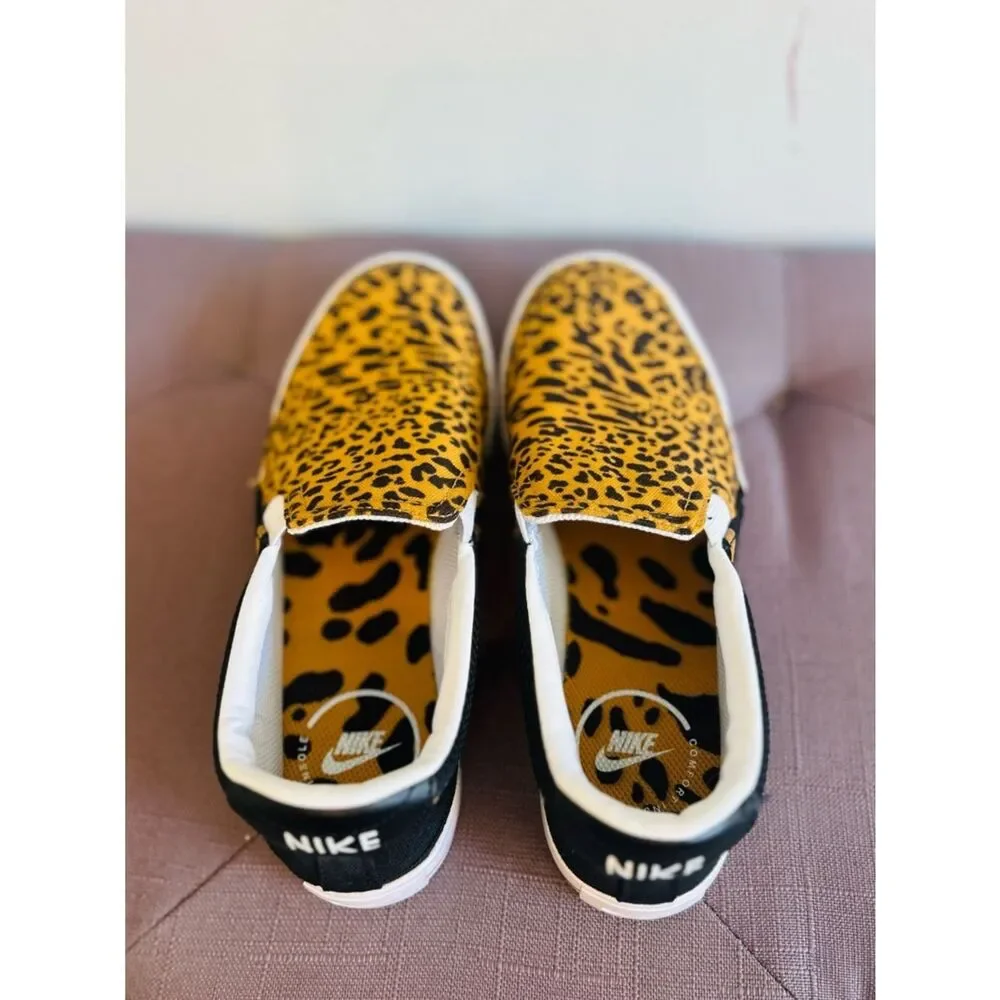 Nike Women’s Court Legacy Leopard Slip On Shoes!